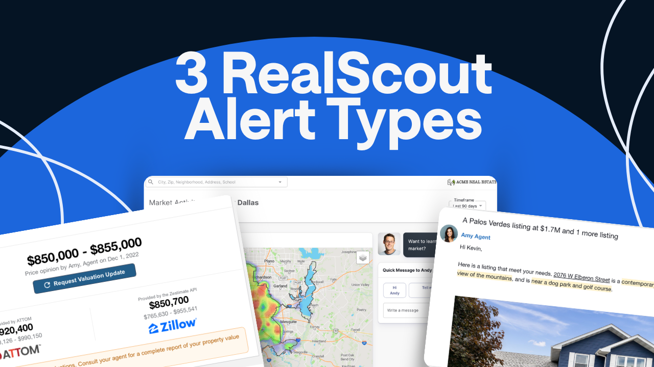 Alert Types in RealScout examples